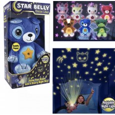Детская Мягкая игрушка животных со Светильником, проектор звездного неба (60)