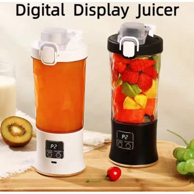 Портативный беспроводной блендер для фруктов, 600 мл с десятью лезвиями,  3000 мАч AND XL-1427 (50)