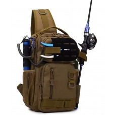 Сумка для хранения приманки, рыболовного снаряжени Bag	AND-7     коричневый и черный  (50)