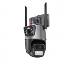 360   Камера (P11-6MP) Wifi ptz Dual leans 3mp+3mp=  6mp camera +12v2a power *icsee  (24)