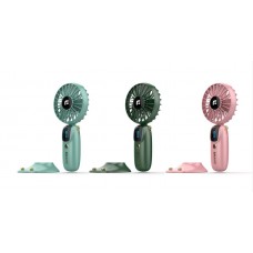Вентилятор  мини с подставкой для телефона и дисплеем  Mini fan	AND892  HH-F10(60)