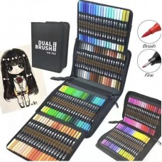 Акварельные  Color pencil	AND 120   CD     Художественные Маркера с сумкой для рисования, (12)