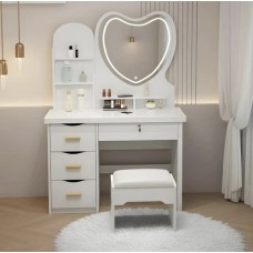 Туалетный столик для спальни  СЕРДЦЕ  БЕЛОЕ   AND 5693  (1)