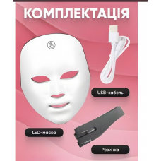 Маска   Led macka для лица фототерапия и микротоки кожи AND 5786  (20)