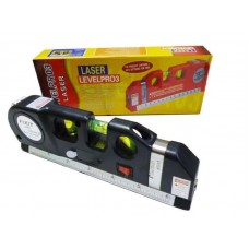 Лазерный Уровень Laser Level Pro 3 Со Встроенной Рулеткой  (100)