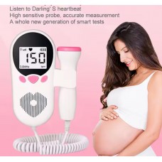 Допплер 3.0 МГц для прослушивания сердца плода/Цв.:Розовый  Fetal heart rate detector	XL-1311   (60)