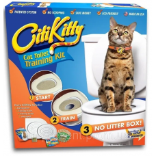 CitiKitty - набор для приучения кошки к унитазу (24)