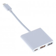 Переходник Buro USB Type-C (m) - HDMI (f)