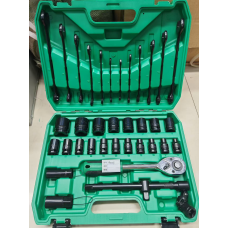 37 Набор из 37 ключей и тоцевыхловой с трещоткой  37Pcs Socket Set    (5)