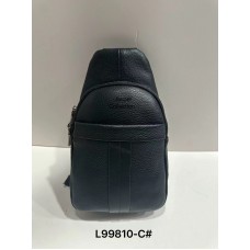 Сумка    Мужская Черная  Backpack for men AND JASPER  Кожа L99810-c   (100)