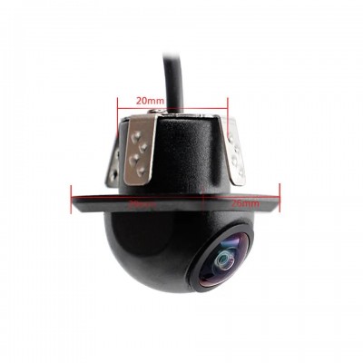 Автомобильная камера  РЫБИЙ ГЛАЗ заднего вида AHD 2K CCD 180 градусов объектив (100)