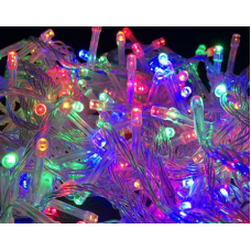 2025 ПРОЗРАЧНЫЙ Провод Гирлянда  Light belt 100 LED 10 м Теплый белый  warm    AND 105-5    (100)