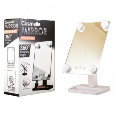 032 Cosmetie mirror 360 Rotation Angel с подсветкой для макияжа (24)