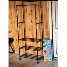 Двойная стойка- вешалка,полка для обуви  AND    XL-1484yh9918-3(16)