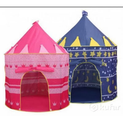Детская игровая палатка Замок / Палатка детская в виде замка  (35)