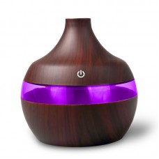 Увлажнитель воздуха mini usb humidifier 7 led color change  Темное и Светлое дерево (60)